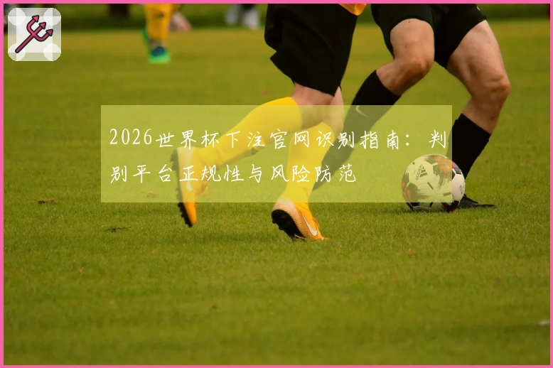 2026世界杯下注官网识别指南:判别平台正规性与风险防范